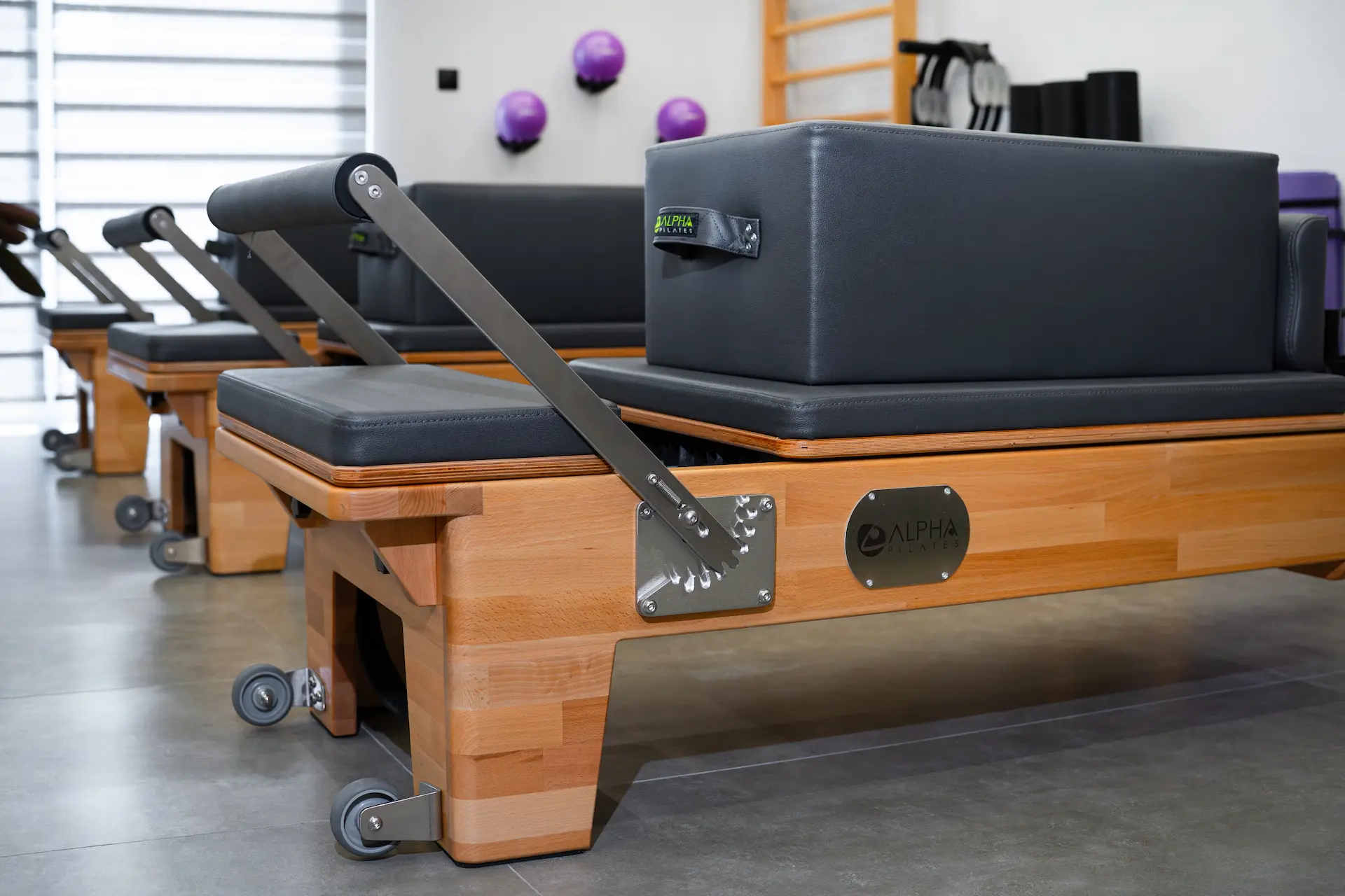 Κρεβάτια Reformer στο studio Clinical Pilates του Physiominds
